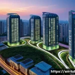 Home 8 또봇의 배경이 된 도시 - **A Neo-Metropolis at Twilight: Verticality and Velocity**
Imagine a breathtaking wide-angle sho...